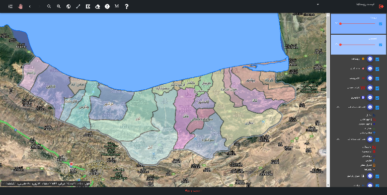 طراحي و پياده سازي سامانه GIS و WEB GIS آبفای استان مازندران